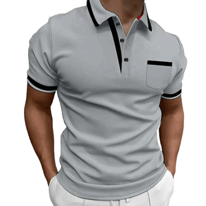 2023 New Design Custom <b>Logo</b> Men's for Polo Shirt Sports Golf T-Shirt Made From Cotton/Bamboo Fiber Solid Pattern - Product Image 6