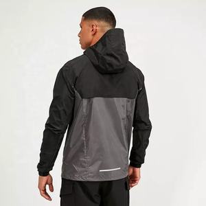 Wholesale Fashion Gym <b>jacket</b> Reflective Woven Hoodie Athletics Pocket Training Sports <b>Jacket</b> <b>man</b> - Product Image 2