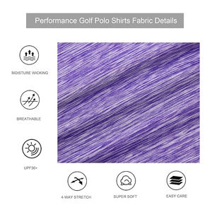 2025 Golf de ajuste seco para hombres para Polos de alta calidad 240 GSM 100% diseño de patrón de letras de poliéster - Product Image 5