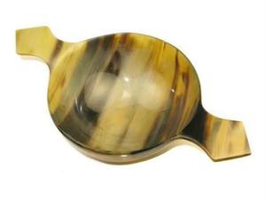 Bol en corne naturelle de style vintage fait main, sculpté sur mesure, poli, écologique, décoratif, pour cadeaux, maison, restaurant, salades, collations - Product Image 5