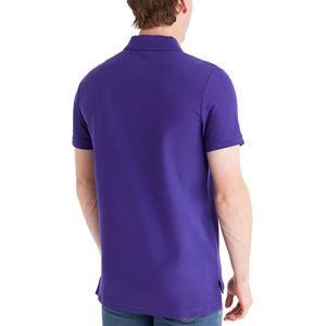 Vente en gros 100% T-shirt polo de golf en coton pour hommes uniforme brodé impression unie chemises polo décontractées à col pour hommes - Product Image 5