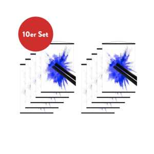 Ensemble de bandes adhésives noires pour affiches, 61 cm, 10 paires, pour décoration murale - Product Image 2