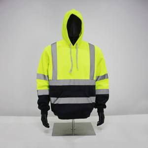 Chaqueta de Invierno de Seguridad Reflectante de Nueva Moda, Ropa de Trabajo, Chaqueta de Trabajo Impermeable Acolchada con Capucha Oculta - Product Image 5