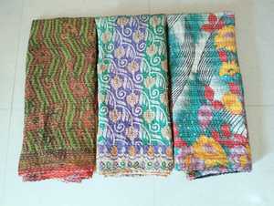 Colchas de retales de estilo Vintage, edredones étnicos de kanta - Product Image 4