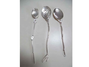 Juego de cubiertos de diseño de llave inglesa en acero inoxidable con acabado mate perfecto para restaurantes cocinas elegantes accesorios de mesa - Product Image 5