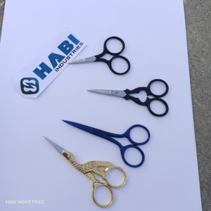 Multi Color Coated Duckbill Scissors Suppliers Carpet Cutting Scissors Applique scissors Duckbill Scissors Threading Scissors - Product Image 3