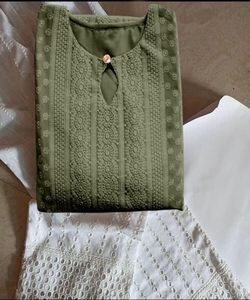 Boutique de vêtements islamiques, costume Gharara en mousseline de soie de style fourchette pour femmes musulmanes, mode pakistanaise, trois pièces cousues, durable, pour l'Aïd - Product Image 5