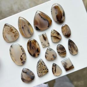 อัญมณีทรงหลวม Montana Cabochon ธรรมชาติรูปทรงต่างๆสีน้ำตาลสำหรับการทำเครื่องประดับ - Product Image 3