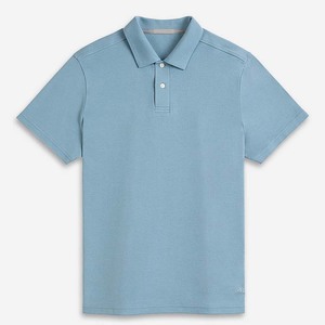 Camisetas de golf de algodón 100% al por mayor de calidad superior azul - Product Image 3