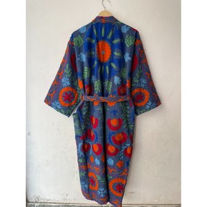 Broderie Boho Suzani Kimono Manteau À La Main Style Indien Hiver Pardessus Long Hiver Peignoir Tissé Style Bohème Femmes - Product Image 5