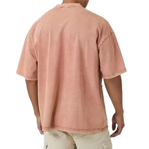 T-shirt unisexe en coton vintage de qualité supérieure, surdimensionné, pour homme, imprimé sur mesure, style boxy, délavé à l'acide - Product Image 2