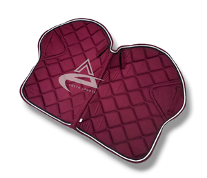 Tapis de selle de cheval équestre anti-rétrécissement écologique séchage rapide tissu de coton de grande taille meilleur tapis de selle de cheval sautant - Product Image 4