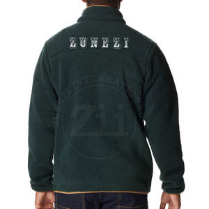 Veste d'hiver en polaire à prix avantageux, best-seller, respirante, coupe-vent, col montant, logo sur le devant, écologique, fermeture éclair intégrale - Product Image 3