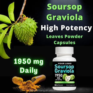 Capsules d'extrait de graines de corossol 1200mg d'approvisionnement personnalisé Approvisionnement en 30 jours <span class=keywords><strong>Guanabana</strong></span> Annona Graviola Antioxydant efficace - Product Image 4