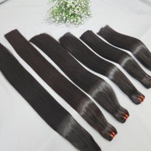 Nouveautés Haute Qualité 100% Naturel Vietnamien Remy Extensions de Cheveux Super Double Trame Dessinée Bon Prix - Product Image 4