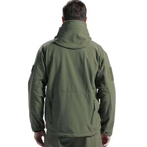 Chaqueta softshell de alta calidad, impermeable, para hombre, 100% poliéster, cortavientos, para exteriores. - Product Image 2