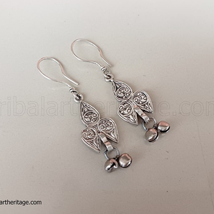 Pendientes étnicos tallados Kuchi, joyería hecha a mano Tribal afgana, pendientes bohemios Vintage para mujer - Product Image 1