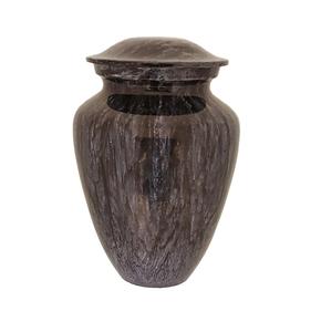 Urne souvenir en aluminium fini de marbre Urne souvenir de crémation de qualité supérieure pour les cendres humaines - Product Image 5