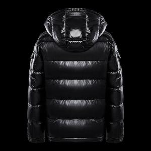 Cálido brillante burbuja abrigos manga larga sólido cremallera bolsillo corto puffer chaqueta invierno abajo chaqueta hombres - Product Image 2