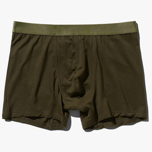 Calzoncillos Bóxer Clásicos para Hombre, Paquete de 4, Color Sólido Atemporal, Ropa Interior Esencial Personalizada, Precio de Fábrica - Product Image 4