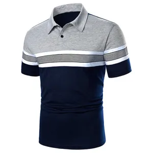 Venta al por mayor de diseño personalizado de alta calidad liso para hombre Polo de golf para deportes de los hombres Casual inteligente bordado