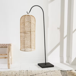 Lampe suspendue en raphia Tube - Product Image 3