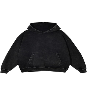 Sudaderas con Capucha para Hombre, Lavado Ácido, Material Ligero para Comodidad en Todas las Temporadas y Atuendos Diarios, Mezcla de Algodón Premium - Product Image 1