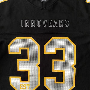 2025 New Arrival Men's American Football Jersey T-Shirt Quick Dry Summer Boxy Fit Mesh Custom Cropped Jersey with Short Sleeves - Product Image 5