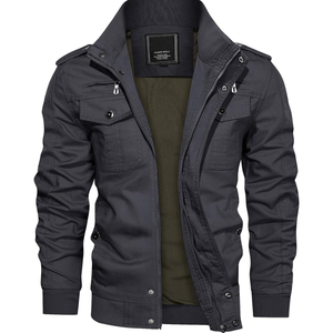 Unisex Custom Fashion Soft Shell Waterproof Breathable Windproof <b>Stand</b> Collar Windbreaker Jacket with Zipper Closure for Winter - Product Image 1