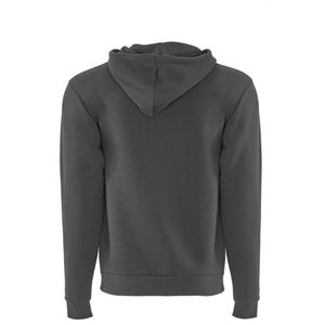 Sweat à capuche décontracté en toile marron Bella unisexe 100% coton fermeture éclair thermique avec logo personnalisé sweat-shirt à capuche en polaire classique - Product Image 6