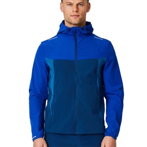 Chaqueta cortavientos ligera para hombre, transpirable e impermeable con capucha para actividades al aire libre y ropa informal - Product Image 1