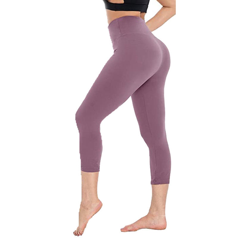 High Quality Custom Knitted Breathable Women Gym Workout Yoga Leggings Factory Wholesale Soft Comfortable Activewear