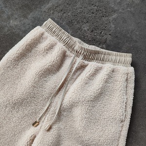 Pantalons évasés en mohair brossé personnalisés, imprimés, pour l'extérieur, en molleton de mohair pour hommes - Product Image 2