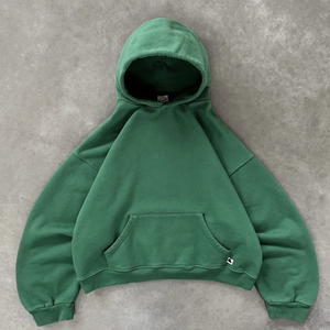 OEM ODM Oversized Boxy Fit Hoodie para hombres Heavyweight Streetwear Custom Baggy Drop Shoulder Hoodie sin cuerda - Product Image 5