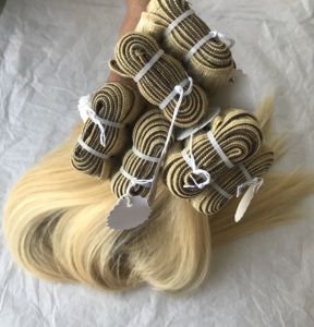 Couleur d'exportation # Extensions de cheveux humains indiens lisses de 24 pouces, double trame, colorées, pour femmes, prix de gros. - Product Image 5