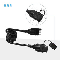 Rallonge de fil de remorque Connecteur à 4 broches à 4 voies Cordon extensible côté véhicule et côté remorque 36''