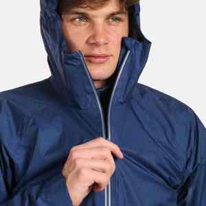 Veste coupe-vent imperméable à trois couches XL pour l'extérieur, entièrement scellée, design sans couture, capuche, polyester haute performance - Product Image 2