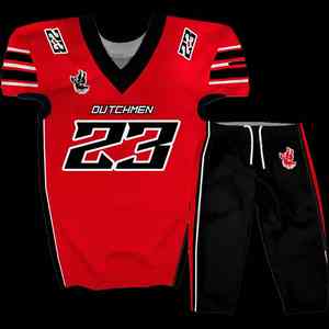 ชุดยูนิฟอร์มฟุตบอลอเมริกันผ้าโพลีเอสเตอร์ชุดออกกำลังกายระบายอากาศได้ดีชุดพิมพ์ลายขนาด XL ของคุณเอง100% งานตามสั่ง - Product Image 2