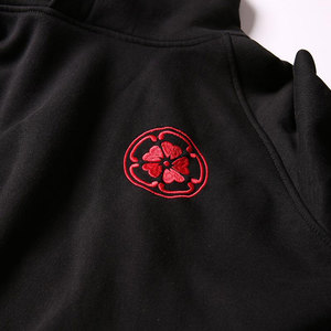 เสื้อสเวตเตอร์แบบสวมหัวของผู้ชายเสื้อสเวตเตอร์ผ้าฟลีซโอเวอร์ไซส์ผ้าฝ้าย100% ดีไซน์ลายเส้นและลาย3D - Product Image 6