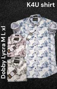 Camisa elástica orgánica de lujo Material tejido Dobby viscosa bambú Spandex Jacquard tela impresa para verano informal de hombres - Product Image 5