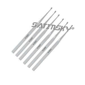 Cureta Ósea de Acero Inoxidable, Instrumentos Dentales Quirúrgicos, Fabricados con Acero Inoxidable AISI 420 - Product Image 2