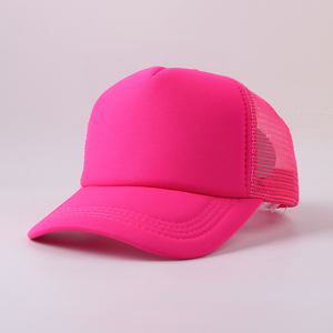 Casquette de baseball unisexe à maille vierge OEM personnalisée par sublimation en mousse LOGO personnalisé camionneur à maille fluorescente au néon - Product Image 3