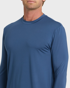 Customized LOGO Printing Men's <b>Long</b> <b>Sleeve</b> Breathable Eco-Friendly UV Protection Quick Dry Rash Guard <b>Swim</b> Suit - Product Image 3