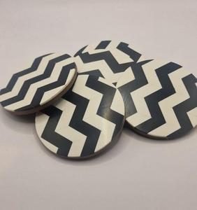 Posavasos de Alta Calidad con Logotipo Personalizado, Incrustaciones de Hueso, Ecológicos, Forma Cuadrada, Hechos a Mano en India, Clásicos, Modernos y de Lujo - Product Image 4