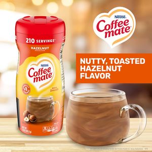 Crema para Café Coffee Mate de Nestlé, Sabor Avellana, Crema en Polvo No Láctea, Envase de 15 oz (Paquete de 12) - Product Image 6