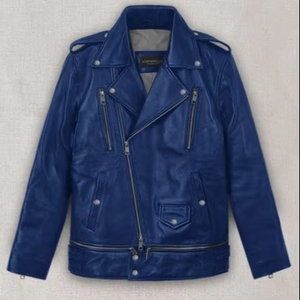 Veste en toile et cuir vintage chic pour homme et femme avec capuche en fausse fourrure, coupe-vent et respirante, doublure en coton - Product Image 1