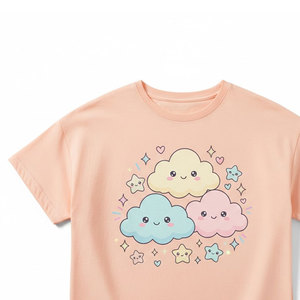 T-shirt graphique vintage pour enfants, imprimé rétro, tissu en coton doux lavé, pour un look streetwear décontracté et tendance - Product Image 3