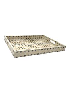 Vassoio da portata <span class=keywords><strong>in</strong></span> legno di lusso fatto a mano dall'India, i migliori produttori di artigianato di mercato