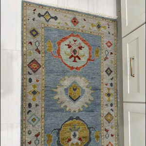 Tapis modernes de luxe faits à la main en laine de soie doux noués à la main abstrait personnalisable tailles 5x8 12x14 pour la maison bureau hôtels vibrant - Product Image 4