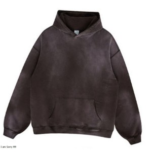 Custom Logo Printed <b>Thick</b> Heavyweight Oversized Hoodie Men 450-600 Gsm Terry Fabric Drop Shoulder Unisex Sweatshirts - Product Image 1